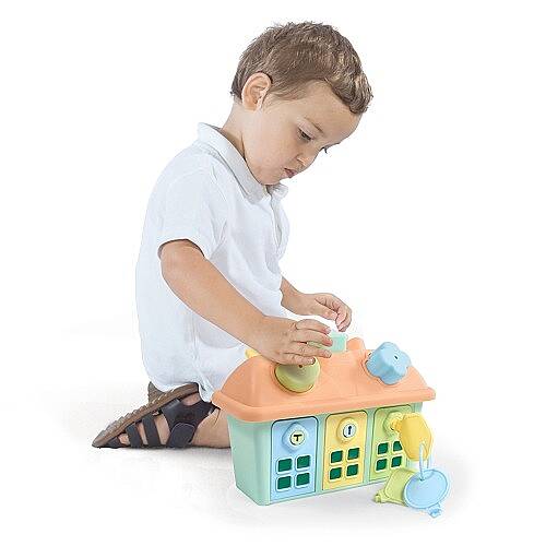 DOLU TOY FACTORY Oyuncak Mutlu Bultak Ev Kilitli Kapı - 4