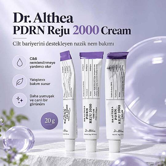 Dr. Althea PDRN Reju 2000 Cilt Bariyer Onarıcı Nemlendirici Krem 20 g - 4