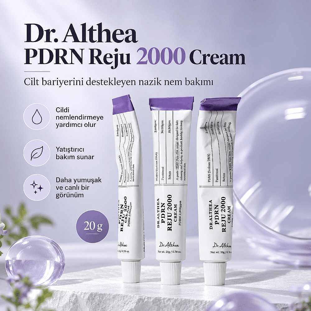 Dr. Althea PDRN Reju 2000 Cilt Bariyer Onarıcı Nemlendirici Krem 20 g - 4