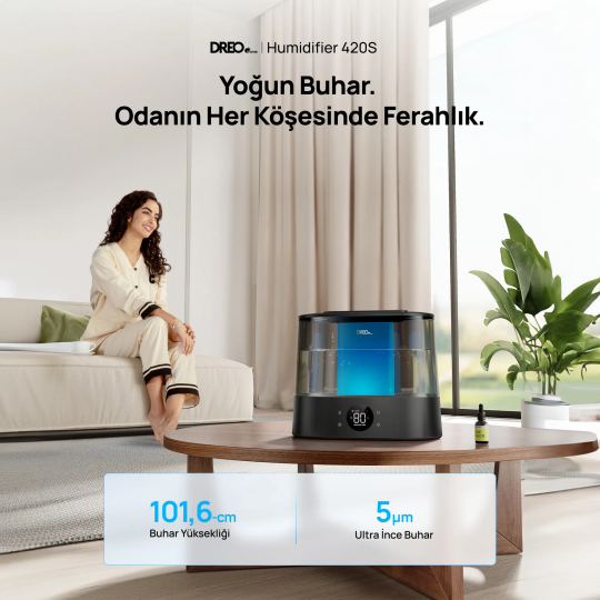 DREO 420S Akıllı Ultrasonik Hava Nemlendirici - 6