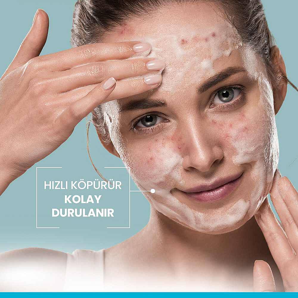 Ducray Keracnyl Gel Yağlı ve Akneli Ciltler için Temizleme Seti - 4