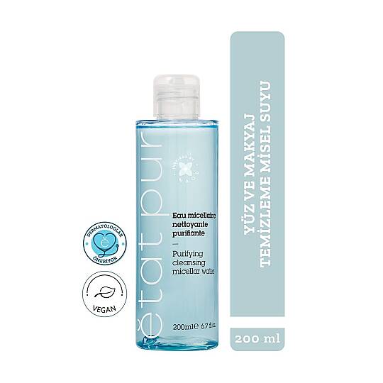 Etat Pur Micellar Water Arındırıcı Yüz ve Göz Makyaj Temizleme Suyu 200 ml - 4