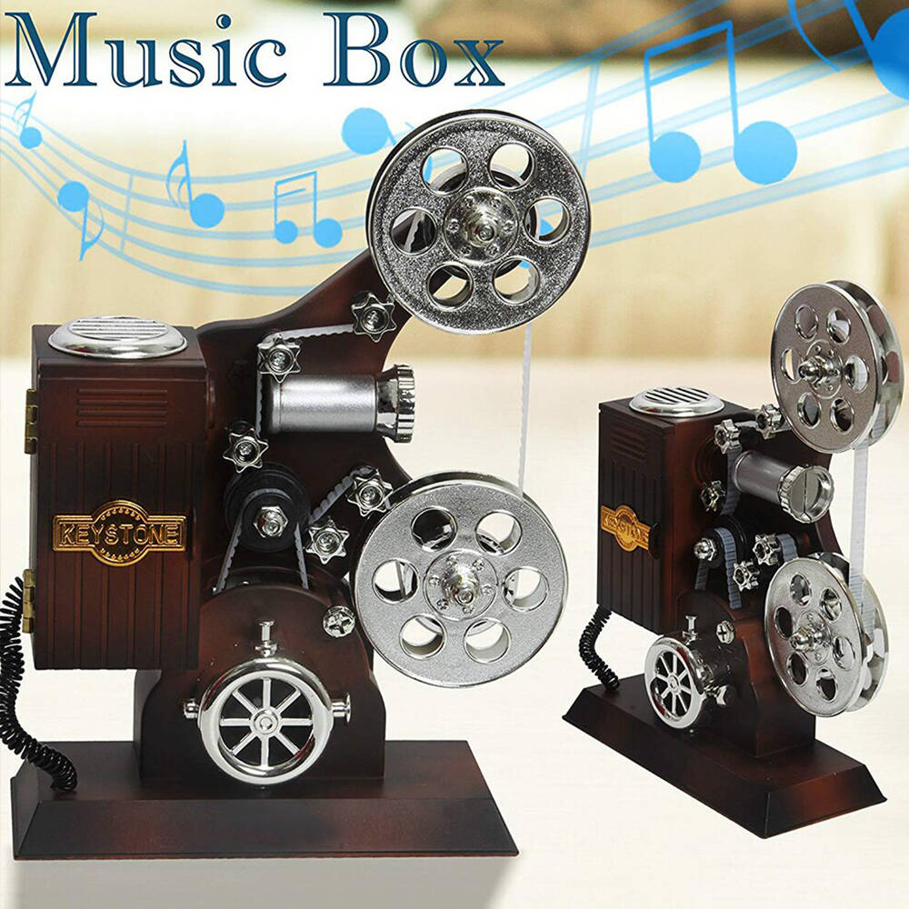 Film Makinesi Görünümlü Müzik Kutusu - 1