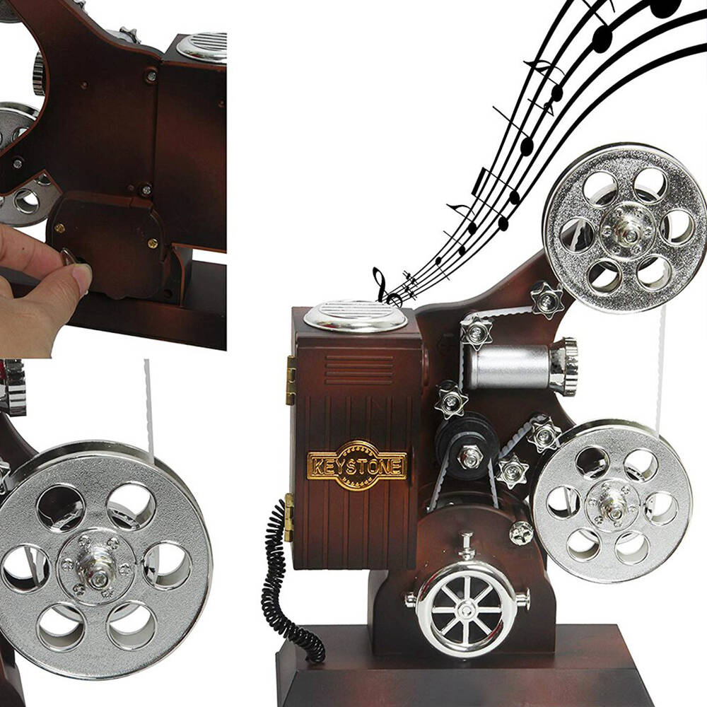 Film Makinesi Görünümlü Müzik Kutusu - 4