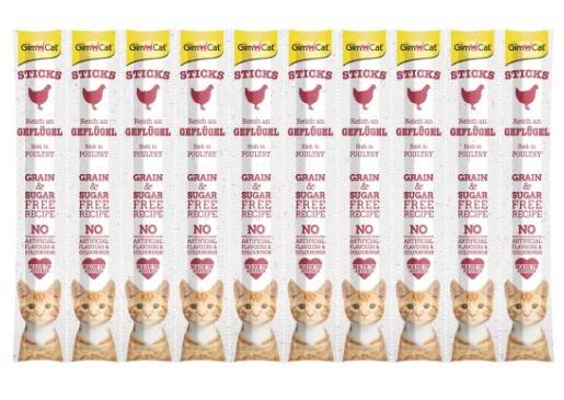 Gimcat Kümes Hayvanlı 10 Lu Kedi Sticks 50 Gr - 1