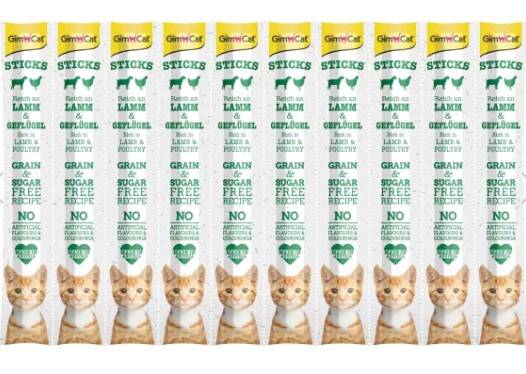 Gimcat Kuzu Ve Tavuklu 10 Lu Kedi Sticks 50 Gr - 1