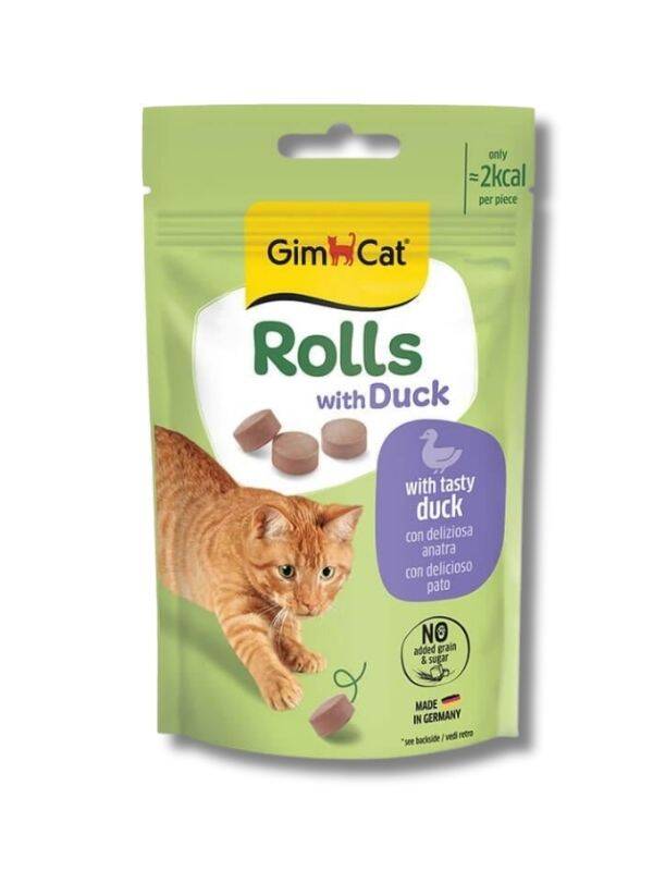 GimCat Ördekli Rolls Kedi Ödül Maması 50 Gr - 1