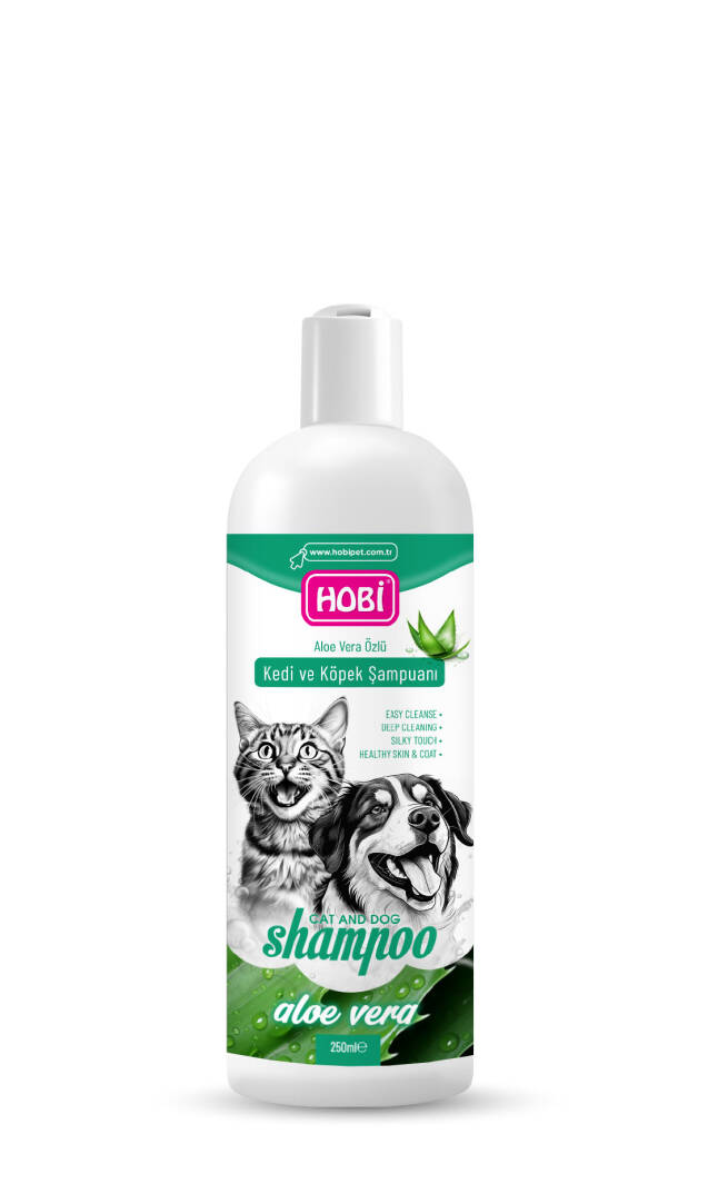 Hobi Aloe Vera Özlü Kedi ve Köpek Şampuanı 250ml - 1