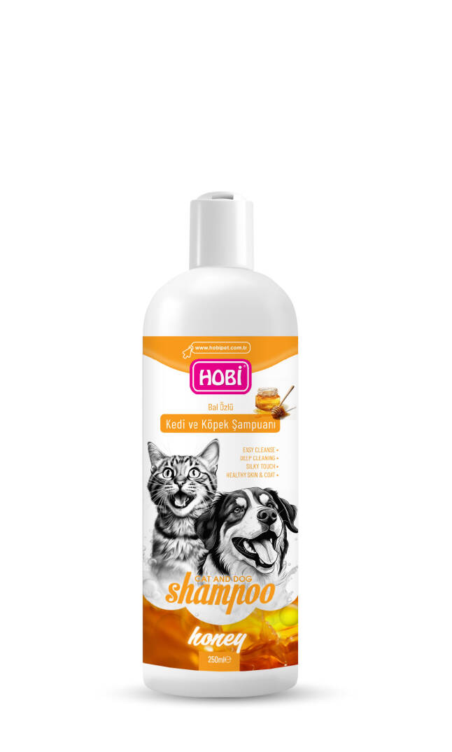 Hobi Bal Özlü Kedi ve Köpek Şampuanı 250ml - 1