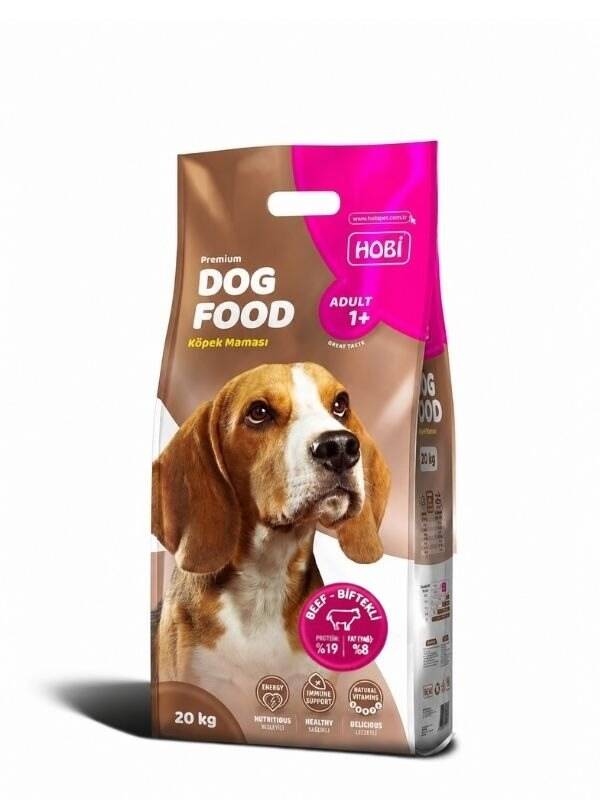 Hobi Biftekli Yetişkin Köpek Maması 20 kg - 1