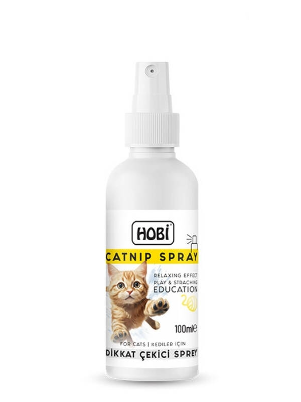 Hobi Catnip Spray Kediler İçin Dikkat Çekici Sprey 100ml - 1