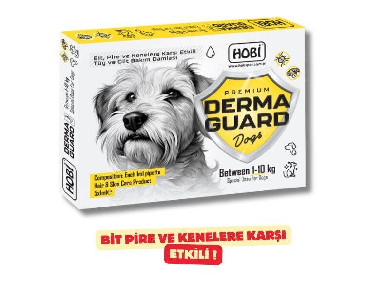 Hobi Derma Guard Köpekler İçin Ense Damlası 1-10 Kg 1 Ml X 5 Adet - 1