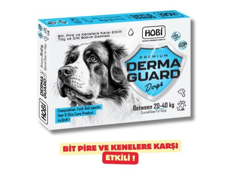 Hobi Derma Guard Köpekler İçin Ense Damlası 20-40 Kg 3 Ml X 4 Adet - 1