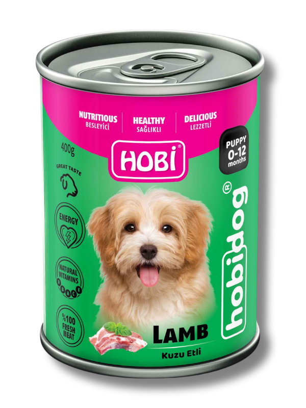 Hobi Hobidog Kuzu Etli Yavru Köpek Konservesi 400 Gr - 1