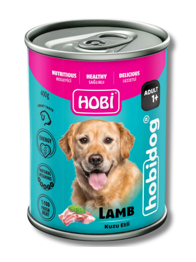 Hobi Hobidog Kuzu Etli Yetişkin Köpek Konservesi 400 Gr
