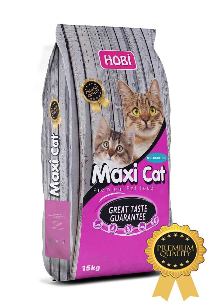 Hobi Maxicat Premium Multi Colour Renkli Kedi Maması 15 kg - 1