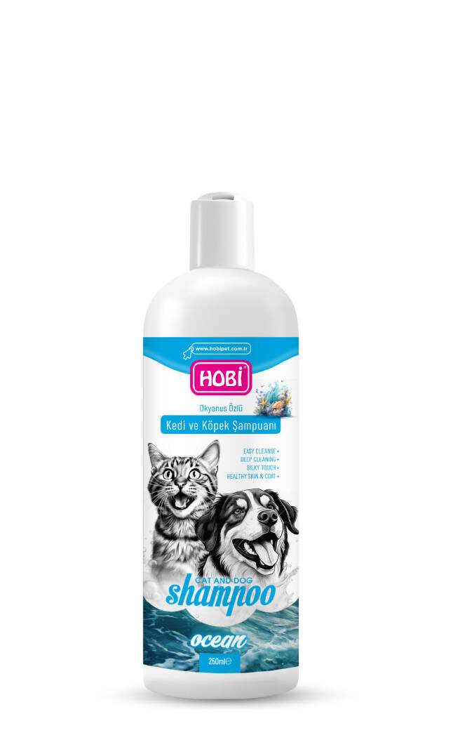 Hobi Okyanus Kokulu Kedi ve Köpek Şampuanı 250ml - 1