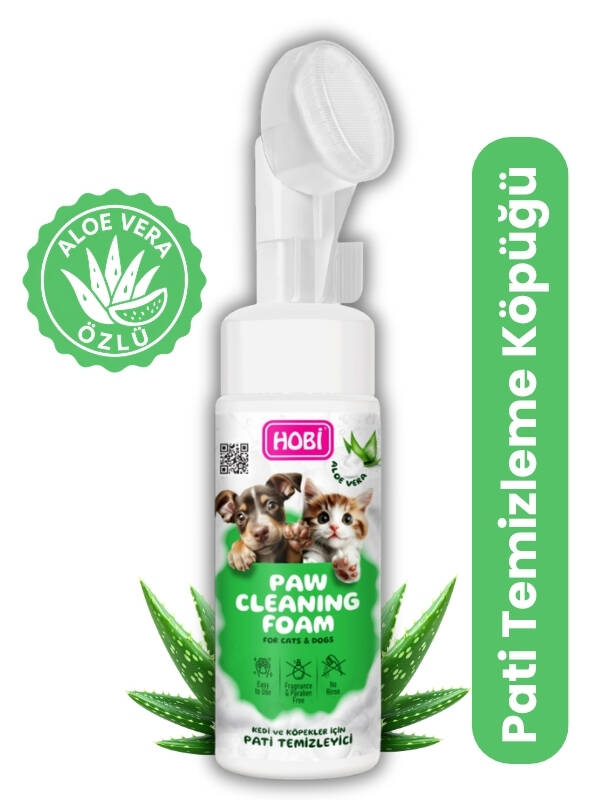 Hobi Paw Cleaning Foam - Kedi ve Köpek Pati Temizleyici Köpük 150ml - 1