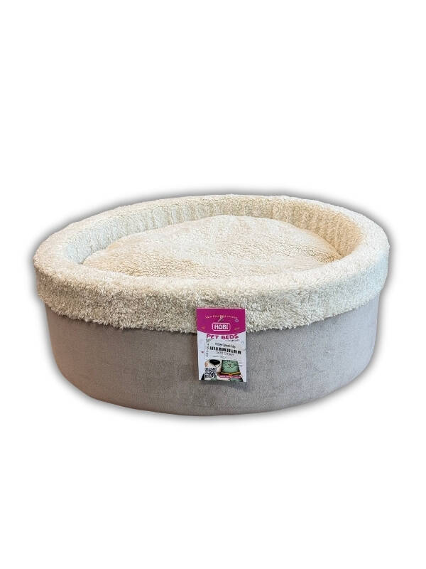 Hobi Pet Beds Vizon Renk Peluş Özel Simit Kedi & Köpek Yatağı ZT-004 - 45 Cm - 1