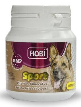 Hobi Sport Köpekler İçin Vitamin Mineral ve Amino Asit Takviyesi 30 Tablet - 1