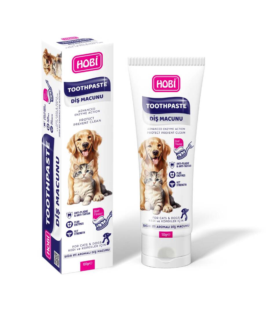 Hobi Toothpaste Kedi Ve Köpekler İçin Diş Macunu 100 Gr - 1