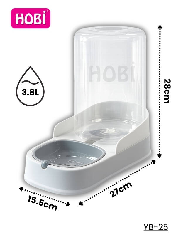 Hobi YB-25 Otomatik Rezervli Kedi & Köpek Suluğu 3.8 L Tekli - 1