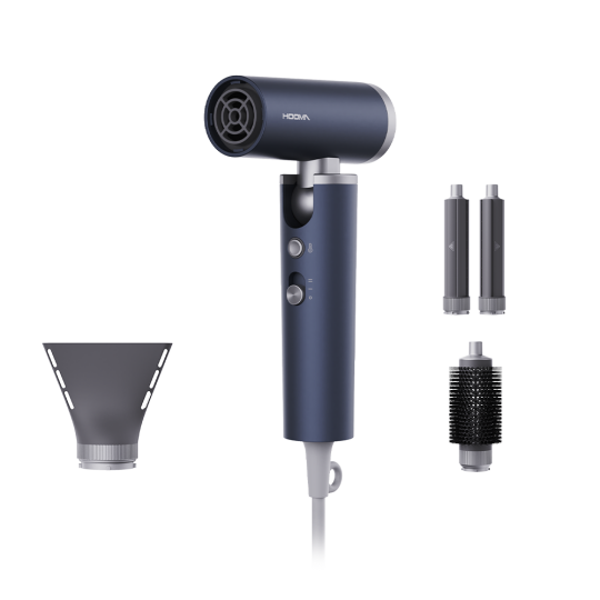 Hooma AeroDry Mini Saç Kurutma Makinesi Koyu Mavi