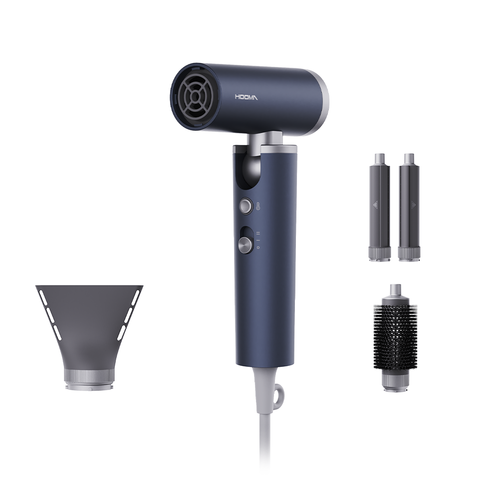 Hooma AeroDry Mini Saç Kurutma Makinesi Koyu Mavi - 1