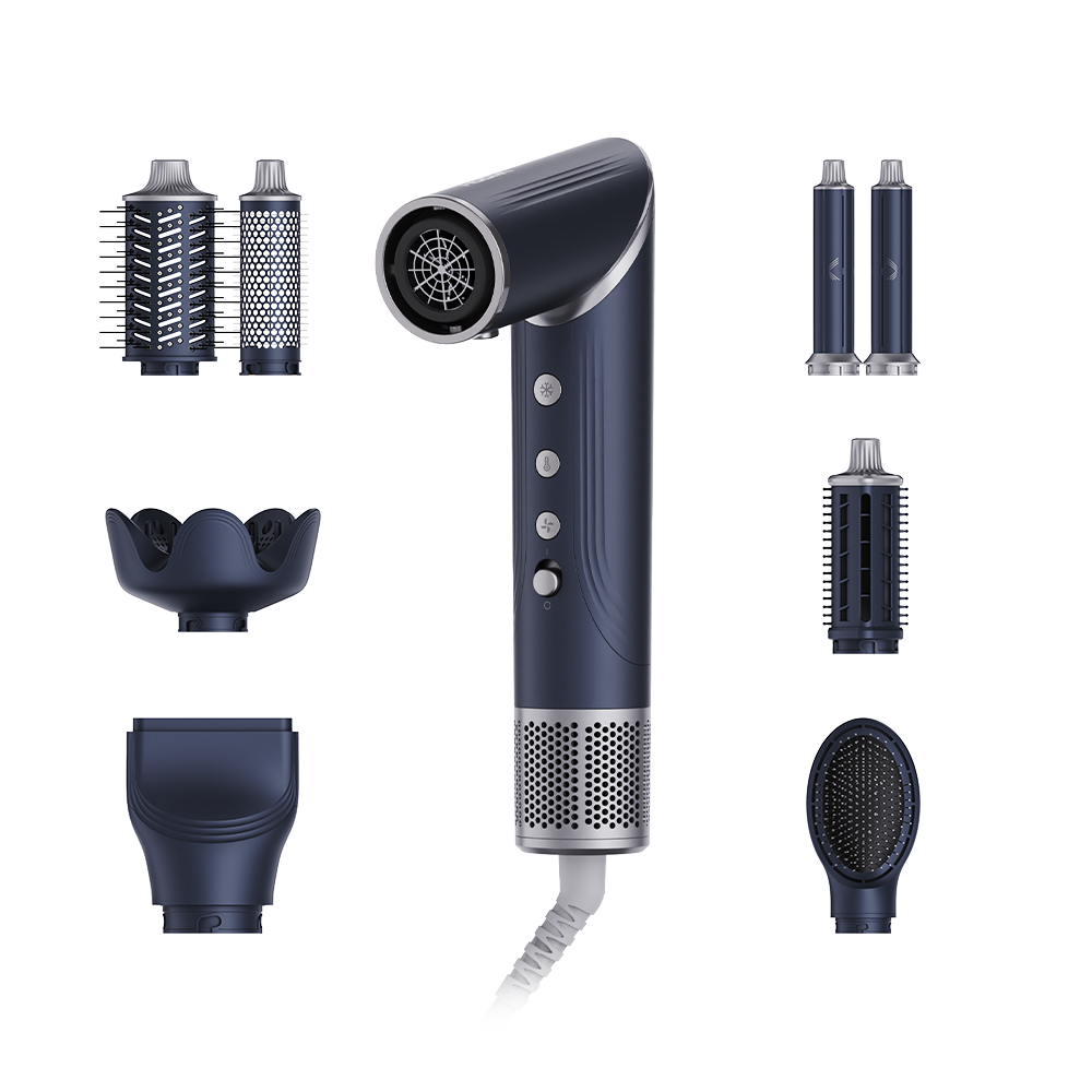 Hooma AeroStyle Pro Saç Şekillendirici Koyu Mavi - 1