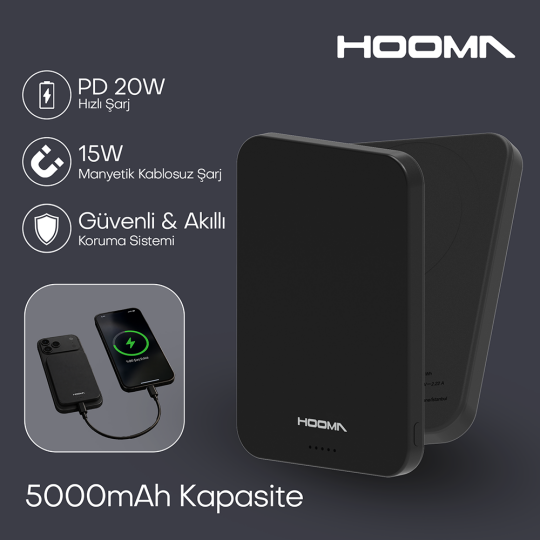 Hooma Magpulse 5 Slim 5000 mAh Powerbank - 4