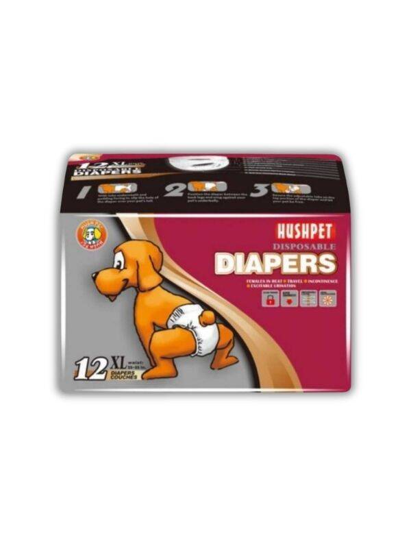 Hushpet Köpek Bezi XL Beden 12 Li - 1