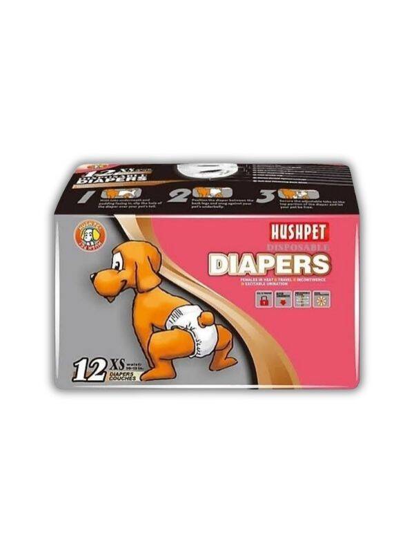Hushpet Köpek Bezi XS Beden 12 Li - 1