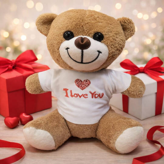I Love You Tişörtlü Ayı