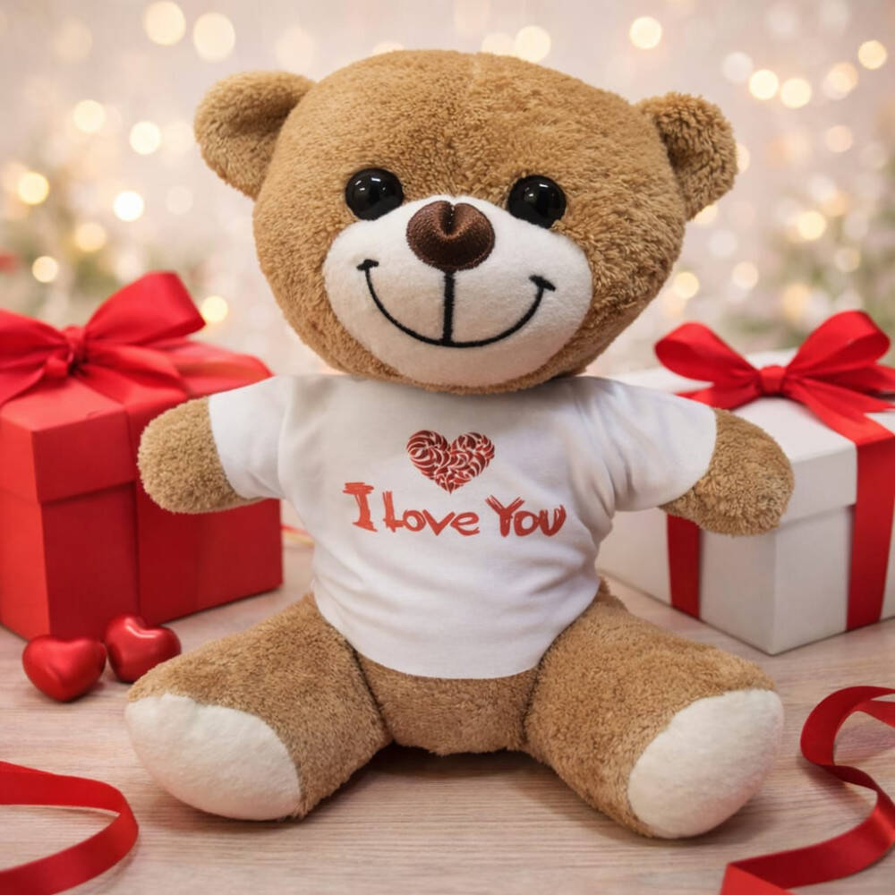 I Love You Tişörtlü Ayı - 1