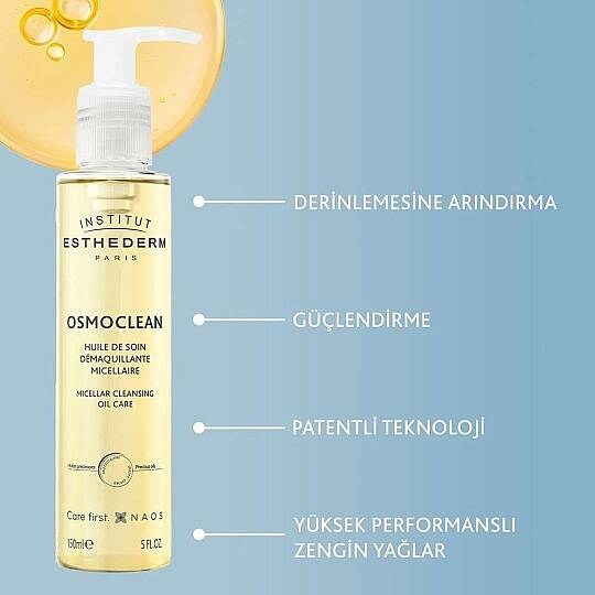 Institut Esthederm Osmoclean Micellar Cleansing Oil Besleyici Temizleme Yağı 150 ml - 5