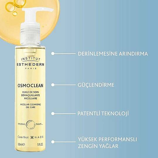 Institut Esthederm Osmoclean Micellar Cleansing Oil Besleyici Temizleme Yağı 150 ml - 2