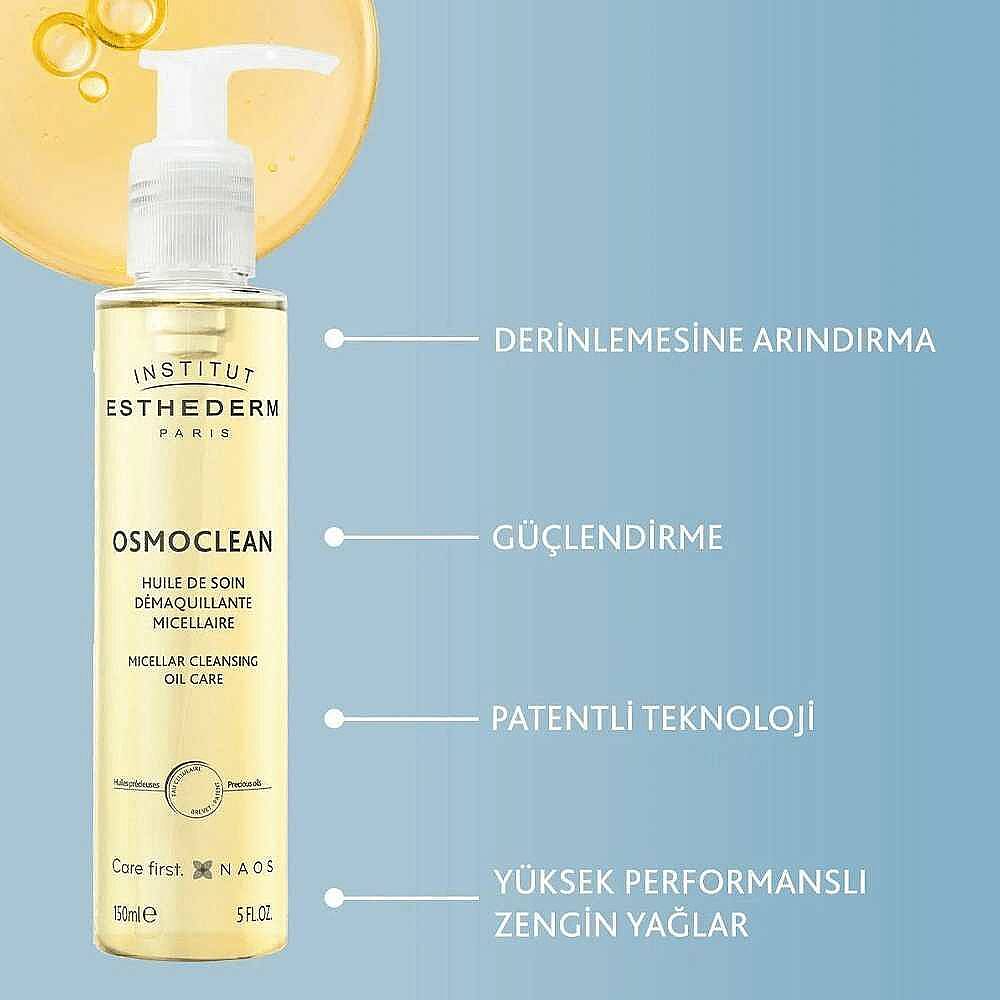 Institut Esthederm Osmoclean Micellar Cleansing Oil Besleyici Temizleme Yağı 150 ml - 2