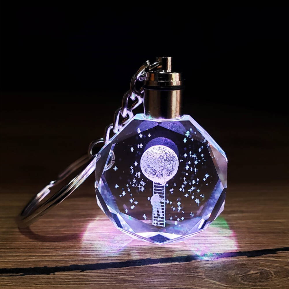Işıklı Kristal Anahtarlık - 1