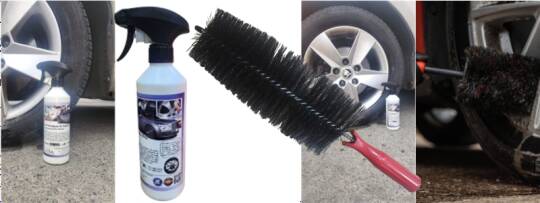 Jant Temizleyici Ve Parlatıcı Pro 500ml & Jant Temizleme Fırçası - 2