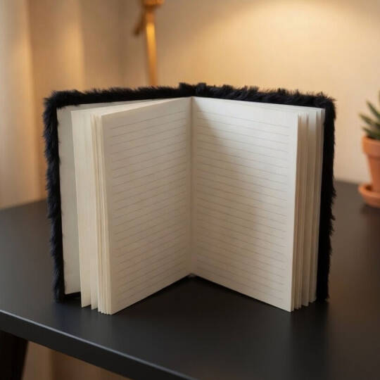 Kalpli Peluş Defter - 2