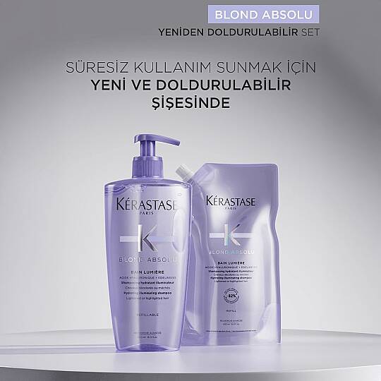 Kerastase Blond Absolu Bain Lumiere Parlaklık Veren Şampuan Refill 500 ml - 2