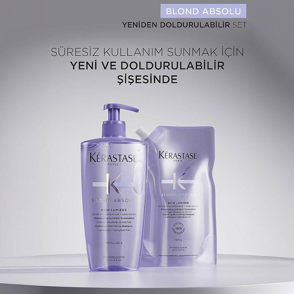 Kerastase Blond Absolu Bain Lumiere Parlaklık Veren Şampuan Refill 500 ml - 2