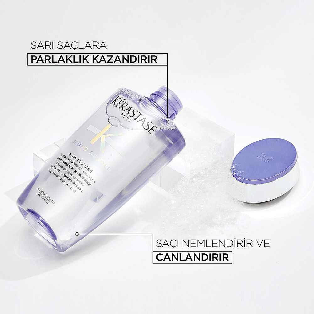 Kerastase Blond Absolu Bain Lumiere Parlaklık Veren Şampuan Seti - 6