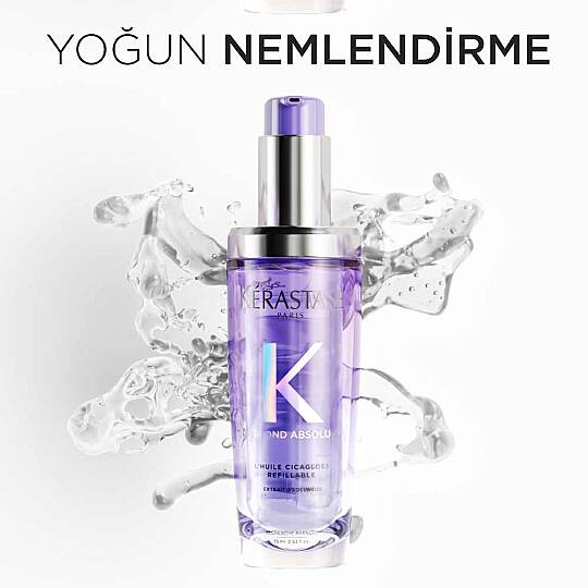 Kerastase Blond Absolu L'Huile Cicagloss Nemlendirici Saç Bakım Yağı Yedek Şişe 75 ml - 3