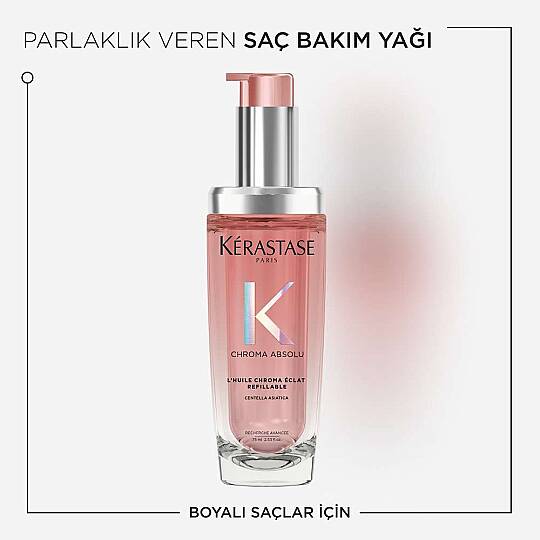 Kerastase Chroma Absolu L'Huile Chroma Eclat Saç Yağı Yeniden Doldurulabilir 75 ml - 8