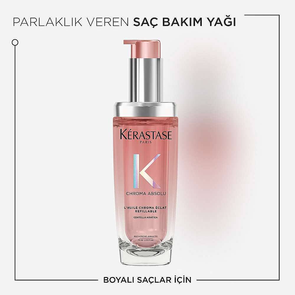 Kerastase Chroma Absolu L'Huile Chroma Eclat Saç Yağı Yeniden Doldurulabilir 75 ml - 8