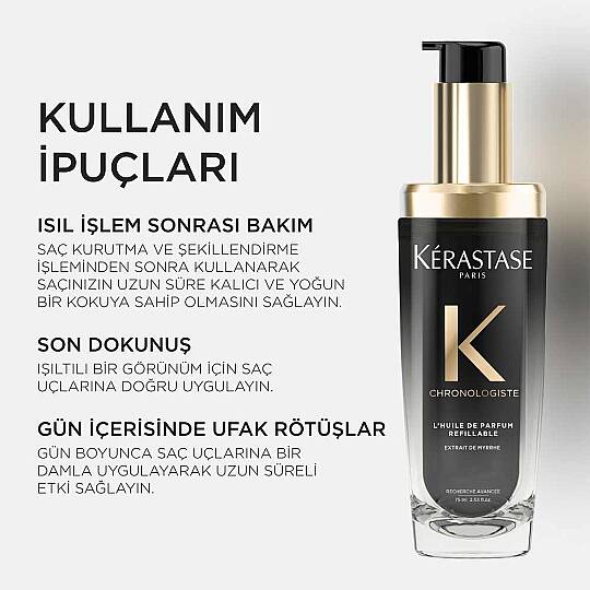 Kerastase Chronologiste L'Huile de Parfum Yedek Şişe Saç Yağı 75 ml - 6