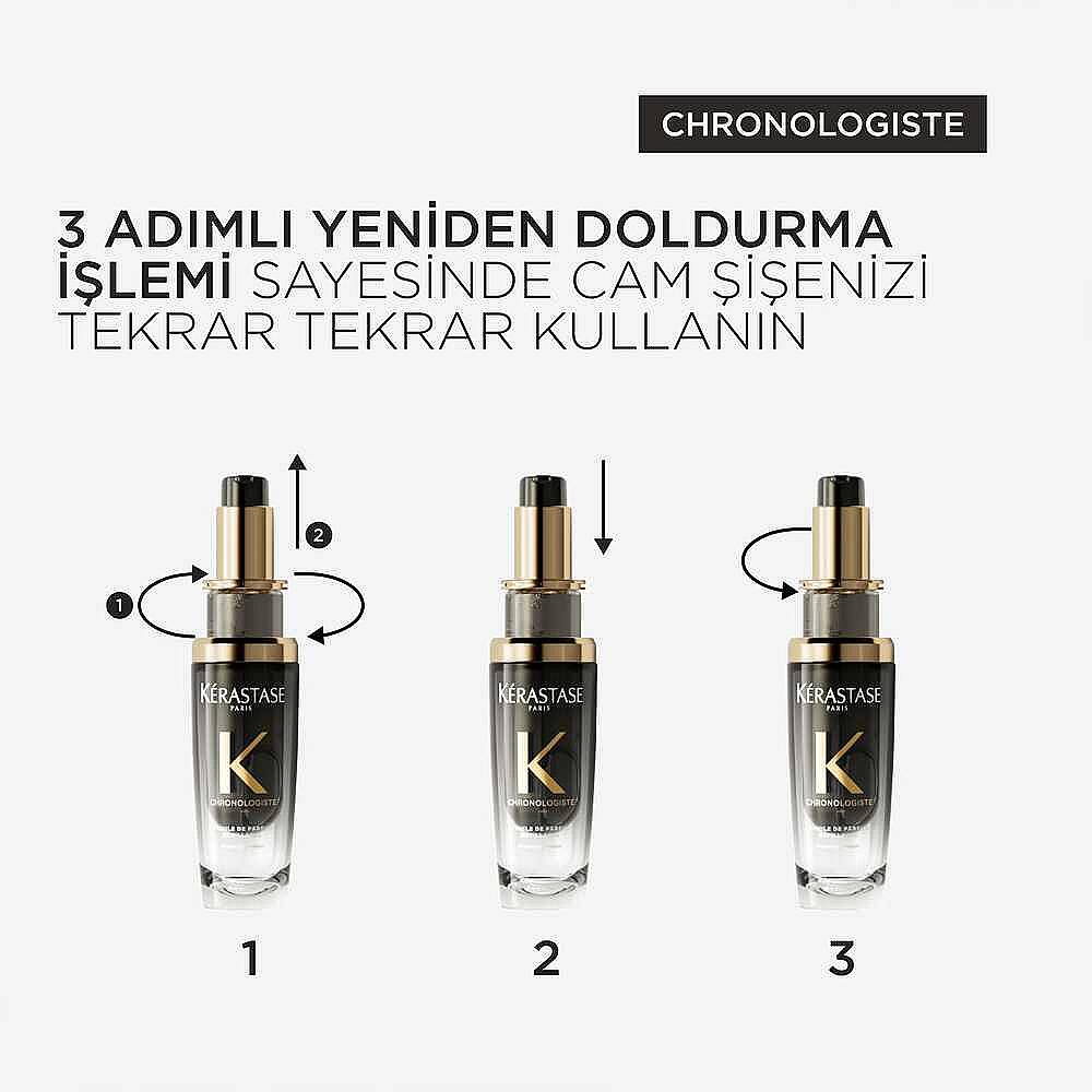 Kerastase Chronologiste L'Huile de Parfum Yedek Şişe Saç Yağı 75 ml - 4