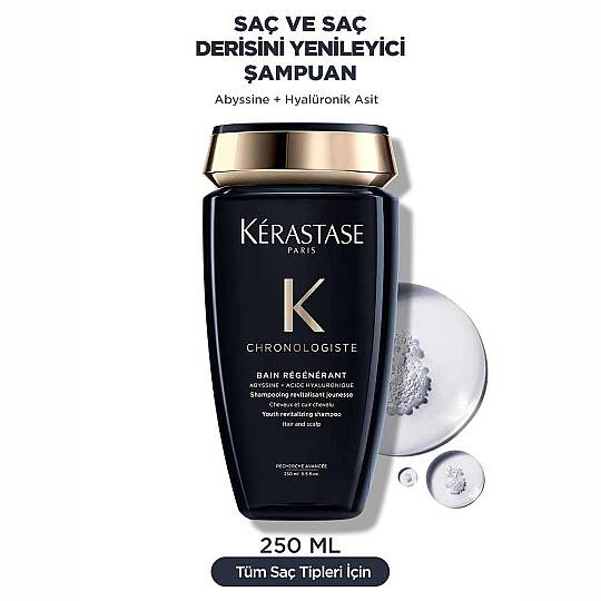Kerastase Chronologiste Yenileyici Şampuan 250 ml ve Gece Bakım Serumu 30 ml - 6