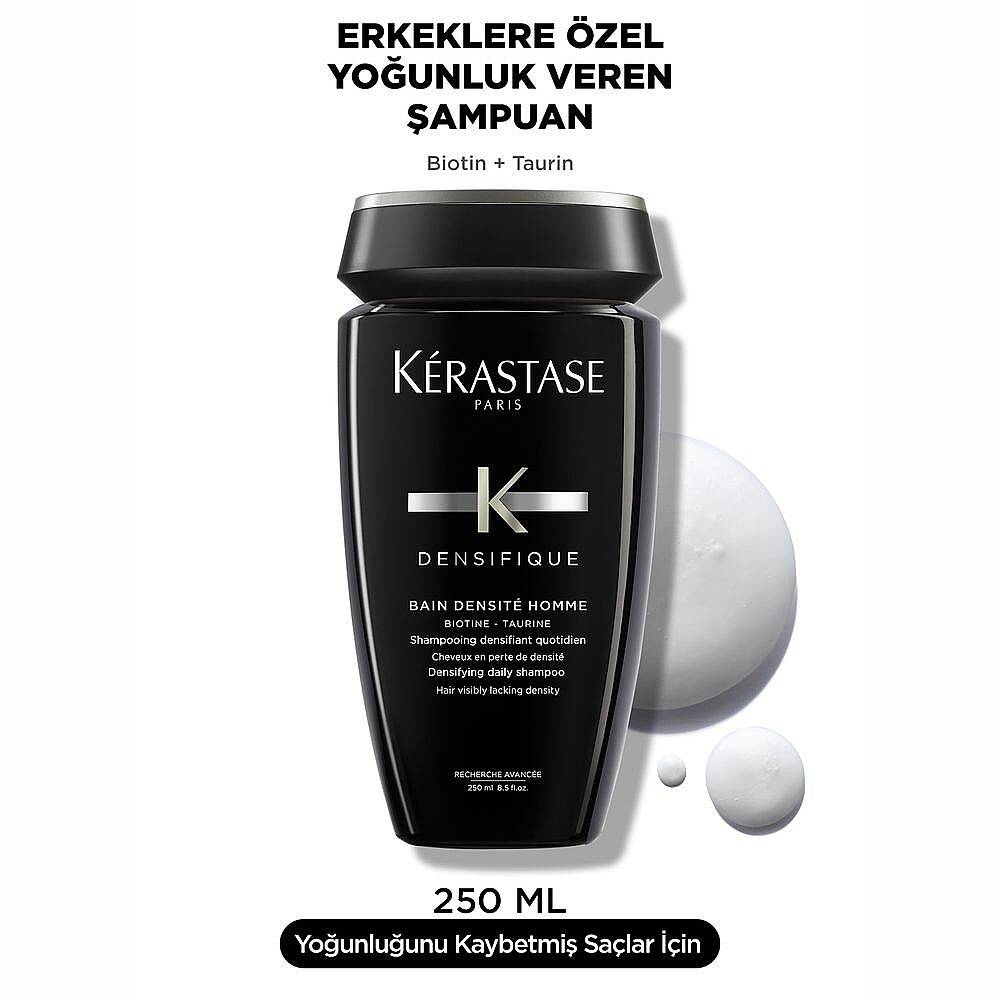Kerastase Densifique Bain Densite Homme Erkekler İçin Yoğunluk Kazandıran Şampuan 250 ml 2 Adet - 3